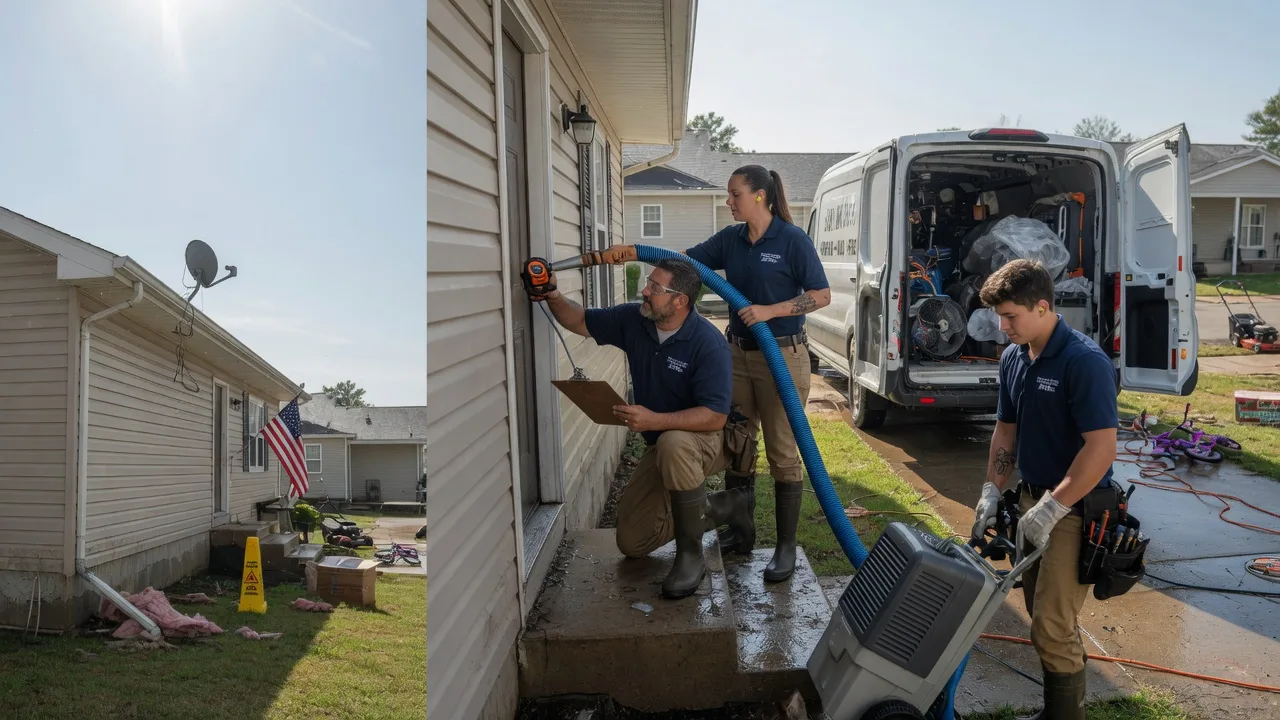 Ceiling Water Damage Restoration in Carson, ND near me